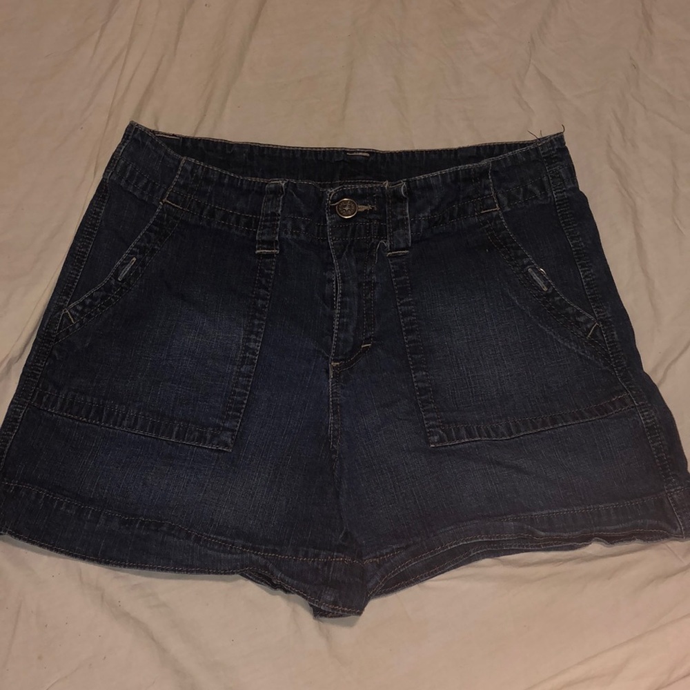 Dark Denim faded glory shorts